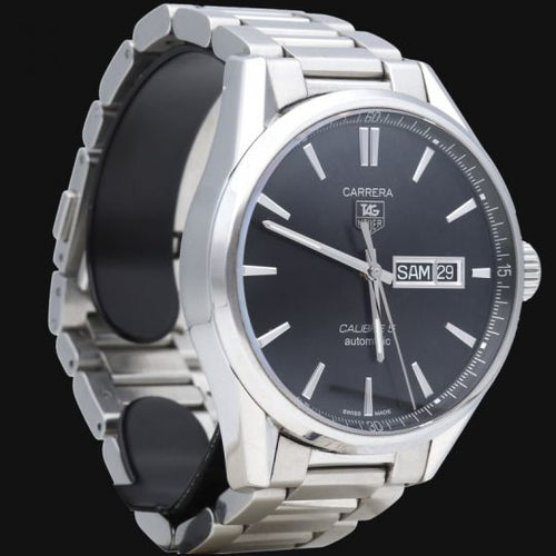 Montre TAG Heuer Carrera Calibre 5 - Montre en acier 58 Facettes MT46538
