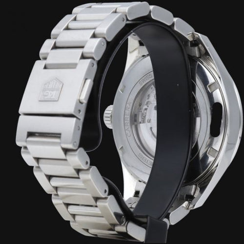 Montre TAG Heuer Carrera Calibre 5 - Montre en acier 58 Facettes MT46538