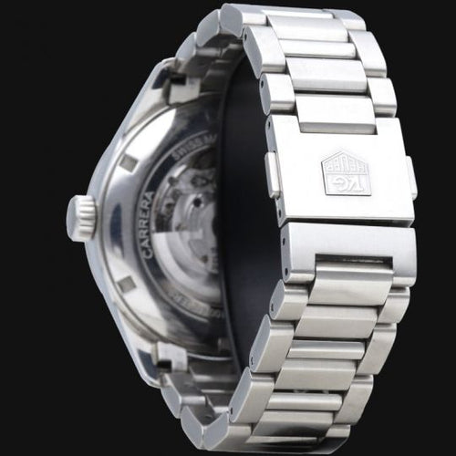 Montre TAG Heuer Carrera Calibre 5 - Montre en acier 58 Facettes MT46538