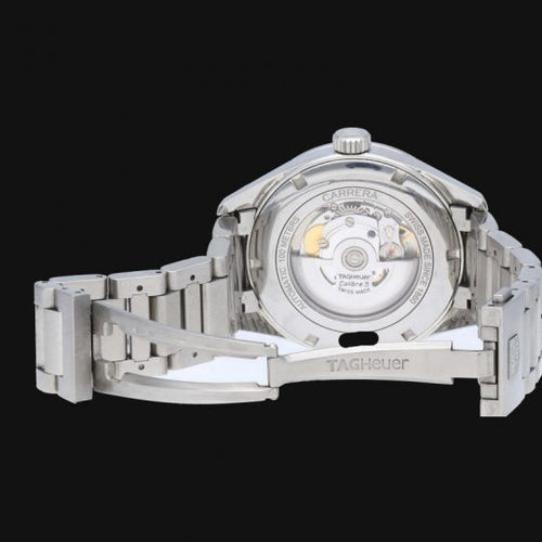 Montre TAG Heuer Carrera Calibre 5 - Montre en acier 58 Facettes MT46538
