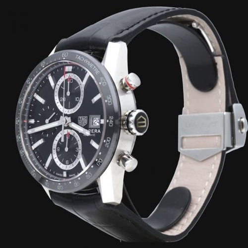 Montre TAG Heuer Carrera - Montre Calibre 16 Chronograph en acier 58 Facettes MT46507