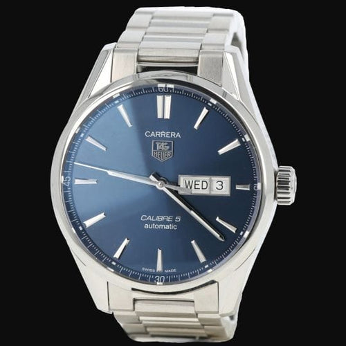 Montre TAG Heuer Carrera Calibre 5 - Montre en acier 58 Facettes MT46539