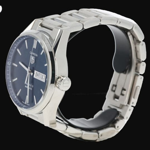 Montre TAG Heuer Carrera Calibre 5 - Montre en acier 58 Facettes MT46539