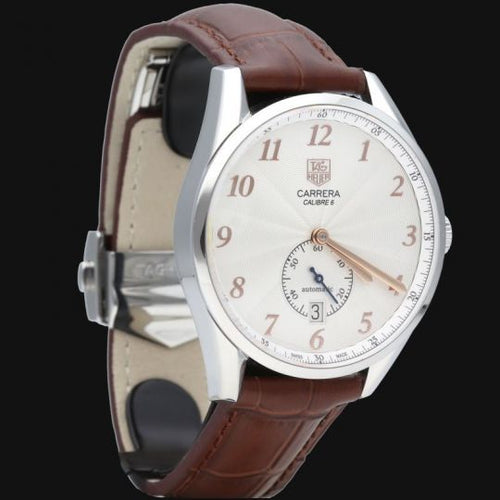 Montre TAG Heuer Carrera Calibre 5 - Montre en acier 58 Facettes MT46548