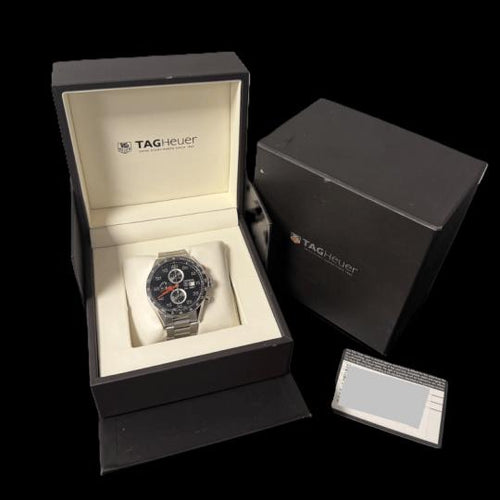 Montre TAG Heuer Carrera - Montre Calibre 1887 en acier 58 Facettes MT46483