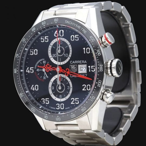 Montre TAG Heuer Carrera - Montre Calibre 1887 en acier 58 Facettes MT46483