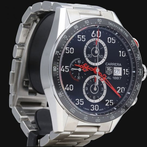 Montre TAG Heuer Carrera - Montre Calibre 1887 en acier 58 Facettes MT46483