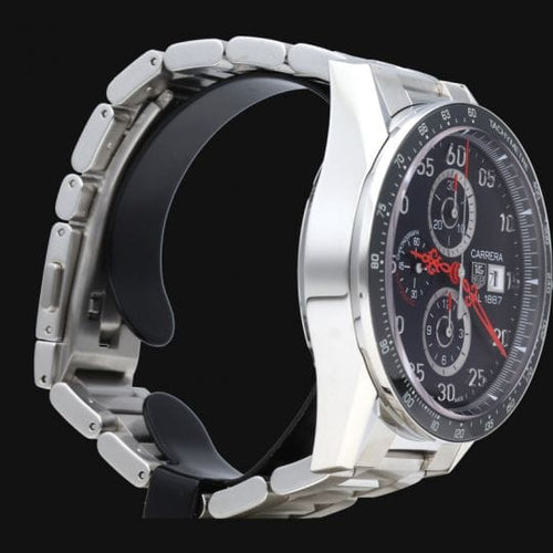 Montre TAG Heuer Carrera - Montre Calibre 1887 en acier 58 Facettes MT46483