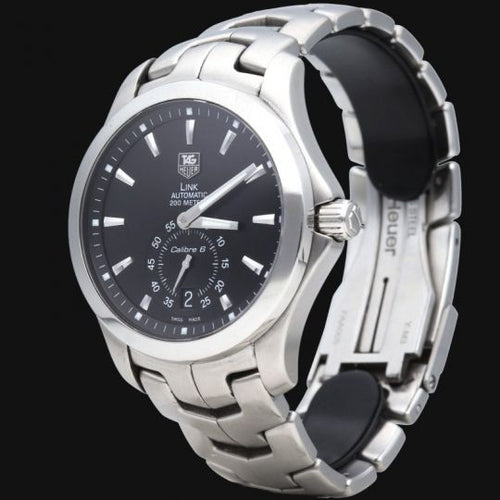 Montre TAG Heuer Link Calibre 6 - Montre automatique en acier 58 Facettes MT46559