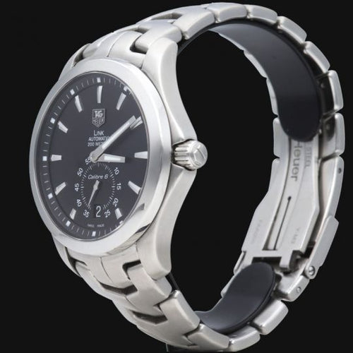 Montre TAG Heuer Link Calibre 6 - Montre automatique en acier 58 Facettes MT46559