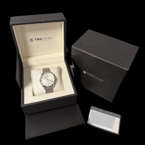 Montre TAG Heuer Carrera Calibre 5 - Montre en acier 58 Facettes MT46546