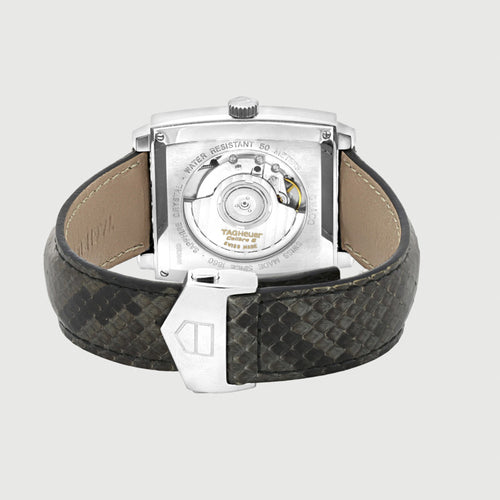 Montre TAG Heuer Monaco - Montre Lady Diamonds en acier et diamants 58 Facettes OC-68802032