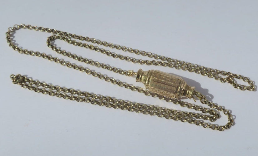 Collier Collier régional XIXe - Chaîne jaseron en or jaune 18 carats 58 Facettes Collier