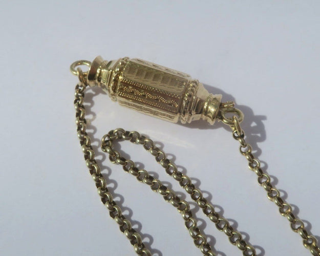 Collier Collier régional XIXe - Chaîne jaseron en or jaune 18 carats 58 Facettes Collier