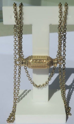 Collier Collier régional XIXe - Chaîne jaseron en or jaune 18 carats 58 Facettes Collier