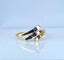 Bague 50 Bague en or jaune 18 carats et 4 saphirs 58 Facettes AB730