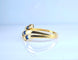 Bague 50 Bague en or jaune 18 carats et 4 saphirs 58 Facettes AB730