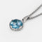Collier BVLGARI Parentesi Cocktail - Collier en or blanc, topaze et diamants 58 Facettes 293