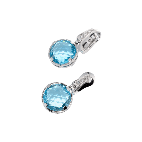 Boucles d'oreilles BVLGARI Parentesi Cocktail - Boucles d'oreilles en or blanc et diamants 58 Facettes -