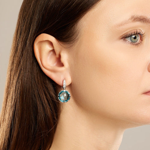 Boucles d'oreilles BVLGARI Parentesi Cocktail - Boucles d'oreilles en or blanc et diamants 58 Facettes -
