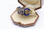 Bracelet Bracelet Biedermeier en or jaune, grenat, perles et émail 58 Facettes 12198