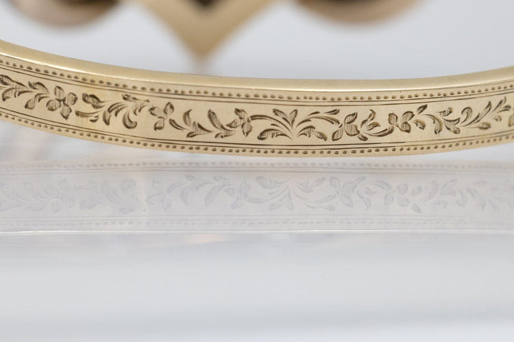Bracelet Bracelet Biedermeier en or jaune, grenat, perles et émail 58 Facettes 12198