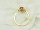 Bague 53 Bague rubis 2,59 ct et diamants en or jaune 18 ct 58 Facettes F5072