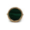 Bague 52 Ginette NY Ever - Bague Disc en or rose et malachite 58 Facettes 260131R