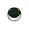 Bague 52 Ginette NY Ever - Bague Disc en or rose et malachite 58 Facettes 260131R