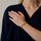 Bracelet Bracelet maille américaine en or jaune 18k 58 Facettes BRMAMERICAINE12