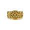 Bague 58 Bague bandeau Tournesol en or jaune 58 Facettes 260134R
