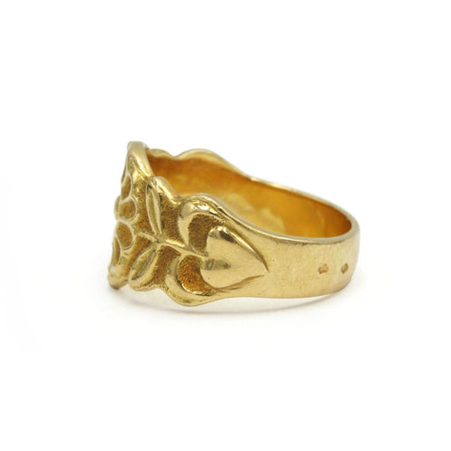 Bague 58 Bague bandeau Tournesol en or jaune 58 Facettes 260134R