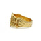 Bague 58 Bague bandeau Tournesol en or jaune 58 Facettes 260134R