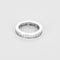 Bague 49 Alliance tour complet en or blanc et diamants baguette 58 Facettes P53L19