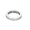 Bague 49 Alliance tour complet en or blanc et diamants baguette 58 Facettes P53L19