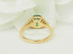 Bague 56 Bague émeraude 2 ct en or jaune 18 kt et diamants 58 Facettes F5069