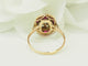 Bague 55 Art Nouveau - Bague en or jaune, platine, rubis et diamants 58 Facettes 33770