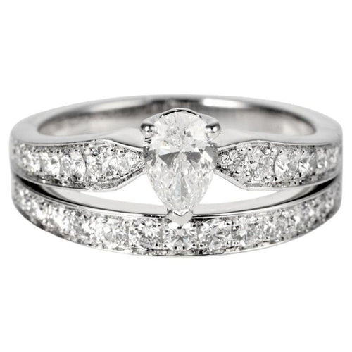 Bague 50 Chaumet Joséphine - Bague en or blanc et diamants 58 Facettes -