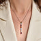 Collier BVLGARI Allegra - Collier en or blanc, diamants et pierres de couleur 58 Facettes 291