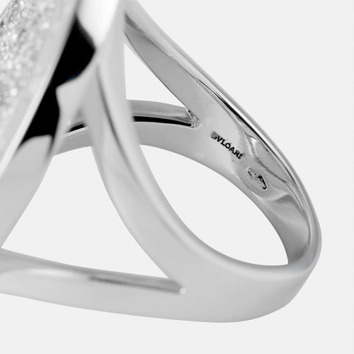 Bague 52 Bvlgari Bvlgari - Bague en or blanc et diamants 58 Facettes 235