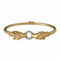 Bracelet Bracelet têtes de béliers en or jaune 18K et diamants 58 Facettes 267