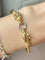 Bracelet Bracelet têtes de béliers en or jaune 18K et diamants 58 Facettes 267