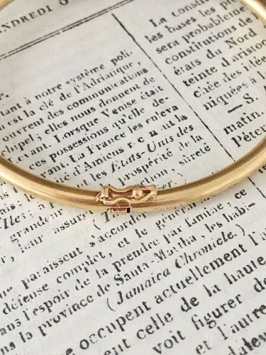 Bracelet Bracelet têtes de béliers en or jaune 18K et diamants 58 Facettes 267