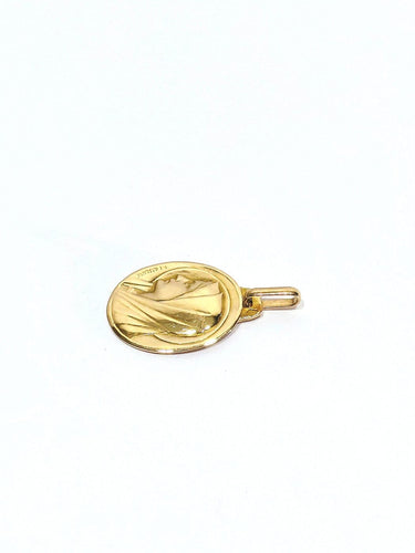 Pendentif Lasserre - Médaille religieuse Vierge en or rose 58 Facettes id: 1763678