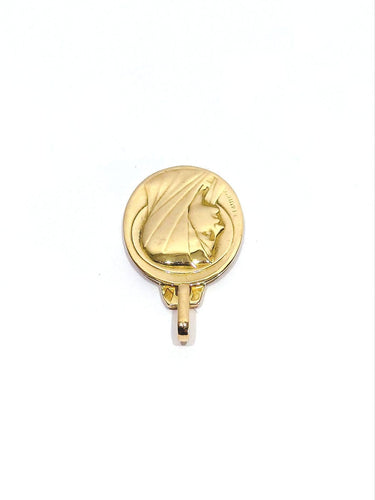 Pendentif Lasserre - Médaille religieuse Vierge en or rose 58 Facettes id: 1763678