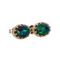 Boucles d'oreilles Boucles d'oreilles en or jaune et opales noires naturelles 58 Facettes E010