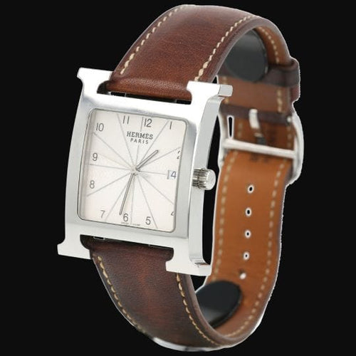 Montre Hermès Heure H - Montre en acier 58 Facettes MT46106