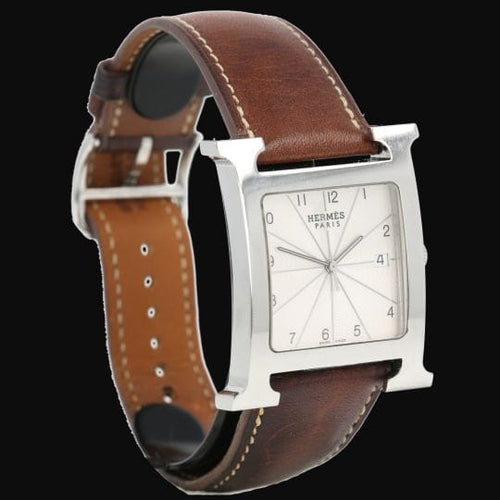 Montre Hermès Heure H - Montre en acier 58 Facettes MT46106