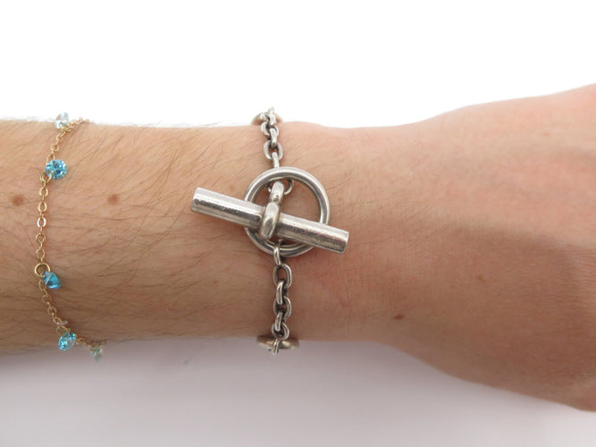 Bracelet Hermès Farandole - Bracelet Chaîne d'Ancre en argent 925 58 Facettes 274931