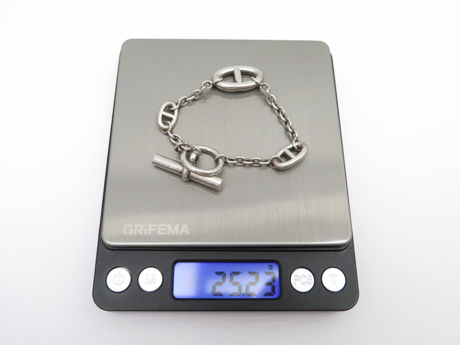 Bracelet Hermès Farandole - Bracelet Chaîne d'Ancre en argent 925 58 Facettes 274931